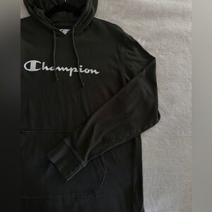 Champion Men's Dark Green Hoodie